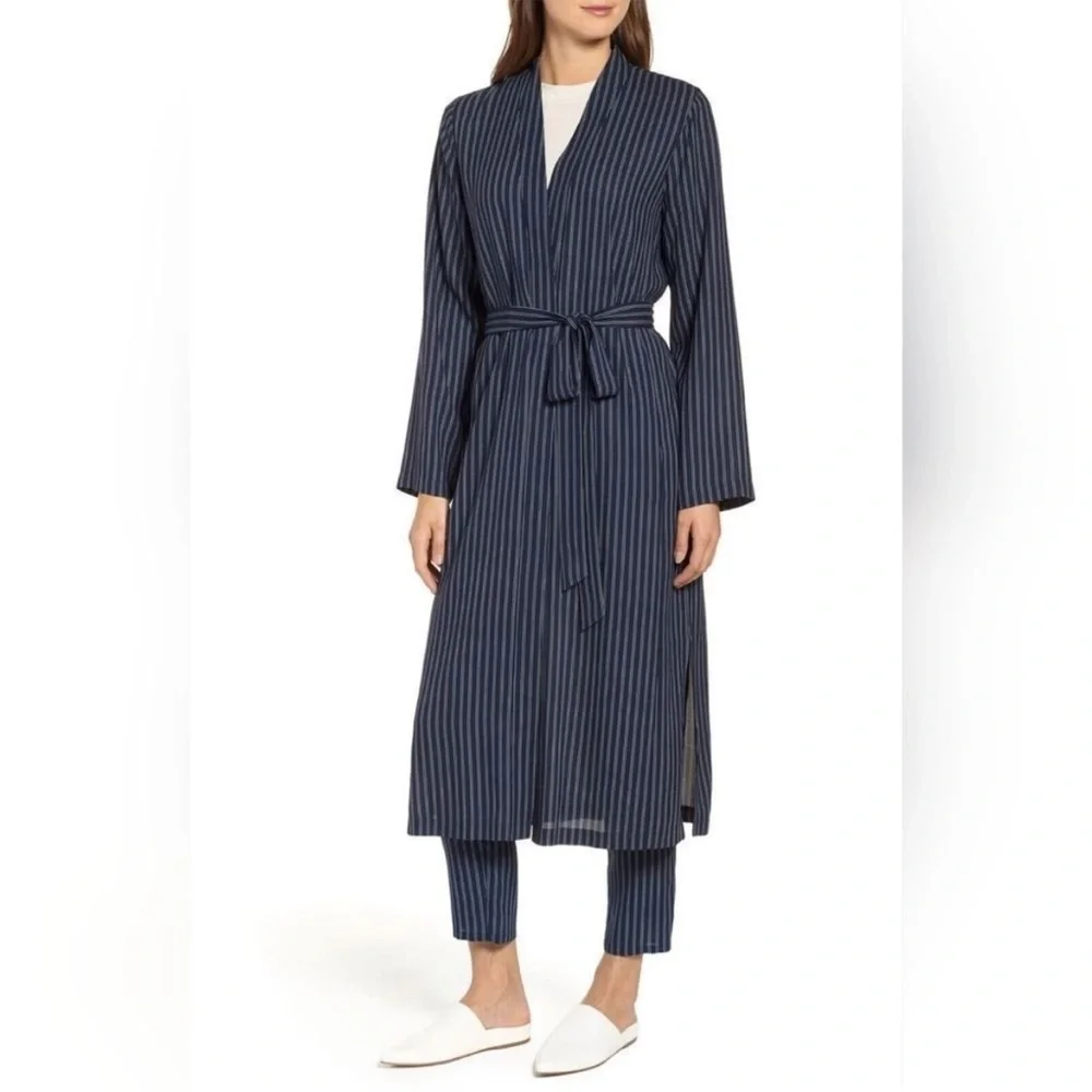 Eileen Fisher‎ Striped Duster Jacket